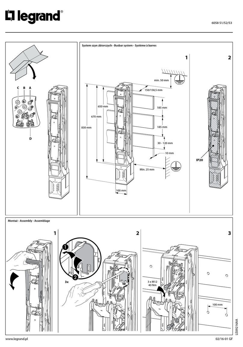 LEGRAND 6058 51 User manual