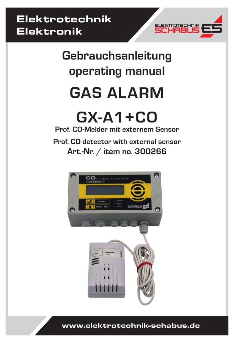Elektrotechnik Schabus GX-A1+CO operating manual
