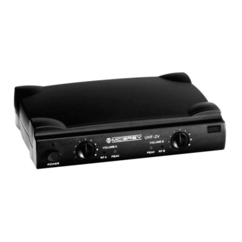 McGrey UHF-2V user manual