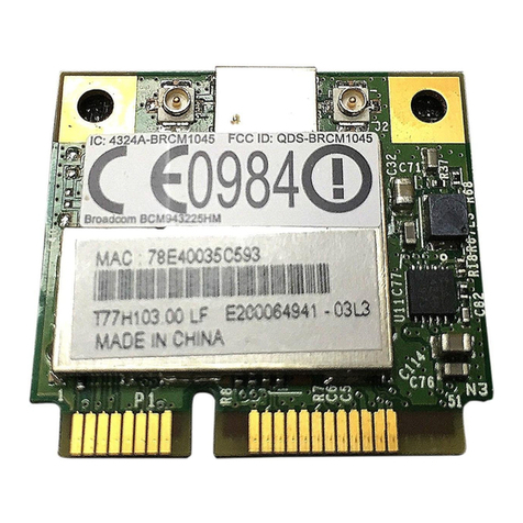 Broadcom BCM943225HM user manual