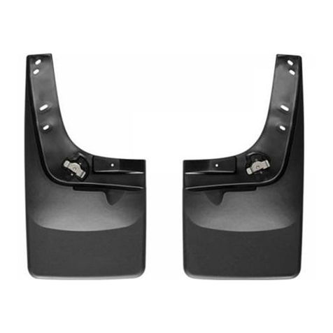 WeatherTech No Drill MudFlap User manual WeatherTech No Drill MudFlap User manual