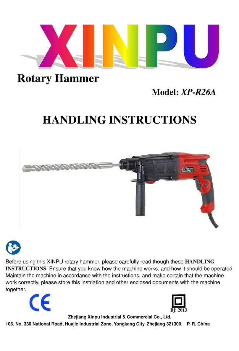Xinpu XP-R26A Handling instructions