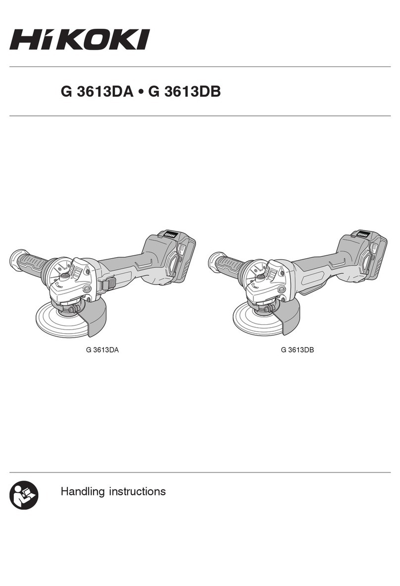 HIKOKI G 3613DB User manual