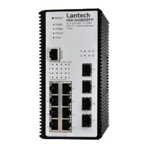 Lantech IGS-3408GSFP manual
