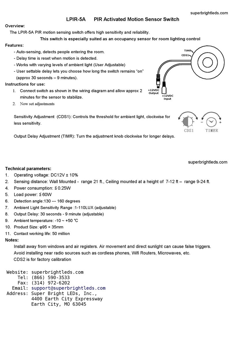 superbrightleds LPIR-5A instructions superbrightleds LPIR-5A instructions