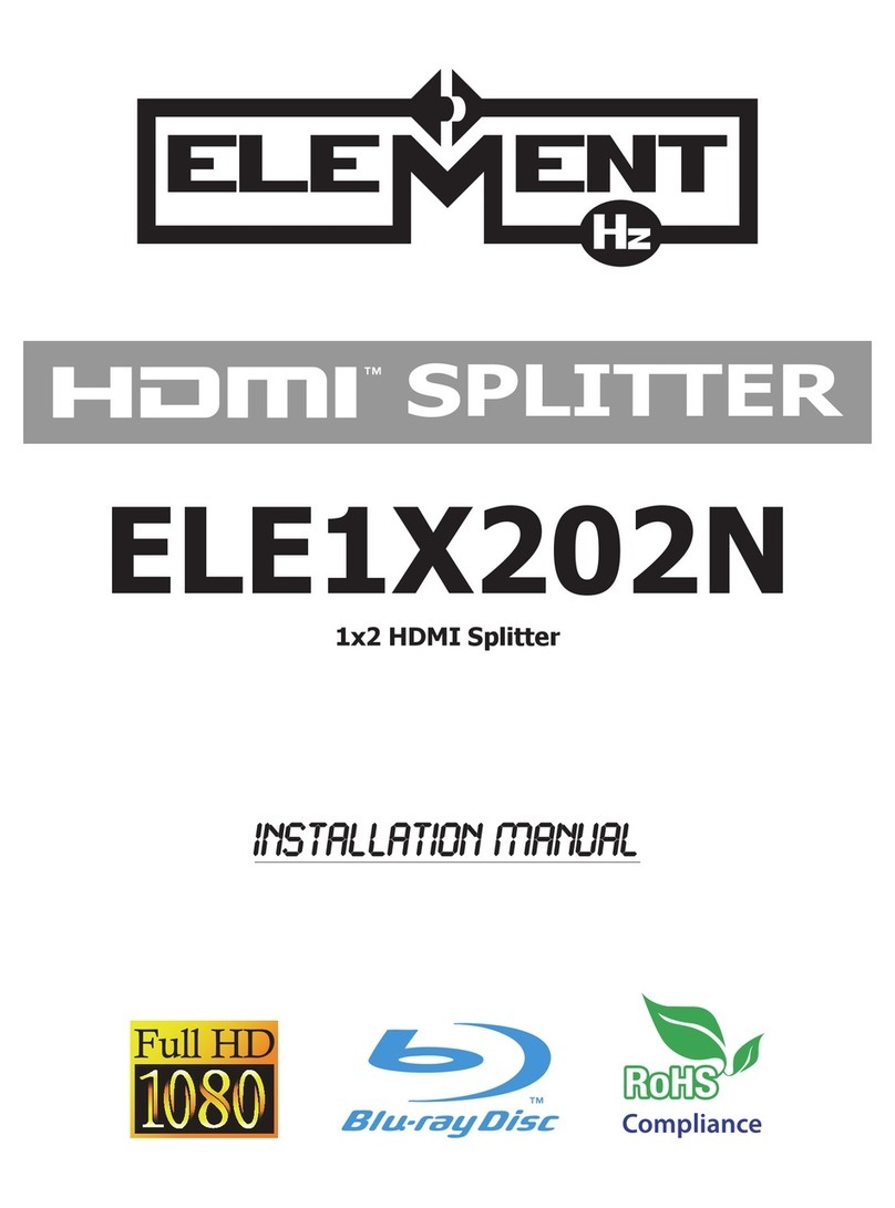 Element ELE1X202N installation manual Element ELE1X202N installation manual