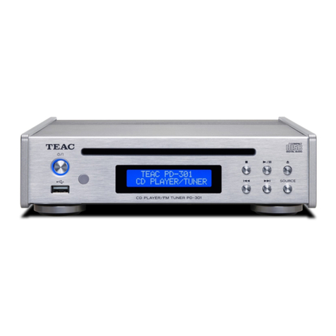 Teac PD-301DAB User manual