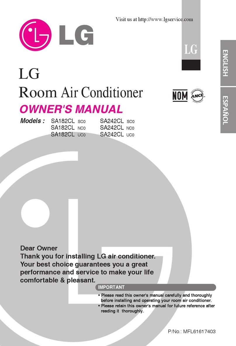LG SA182CL User manual