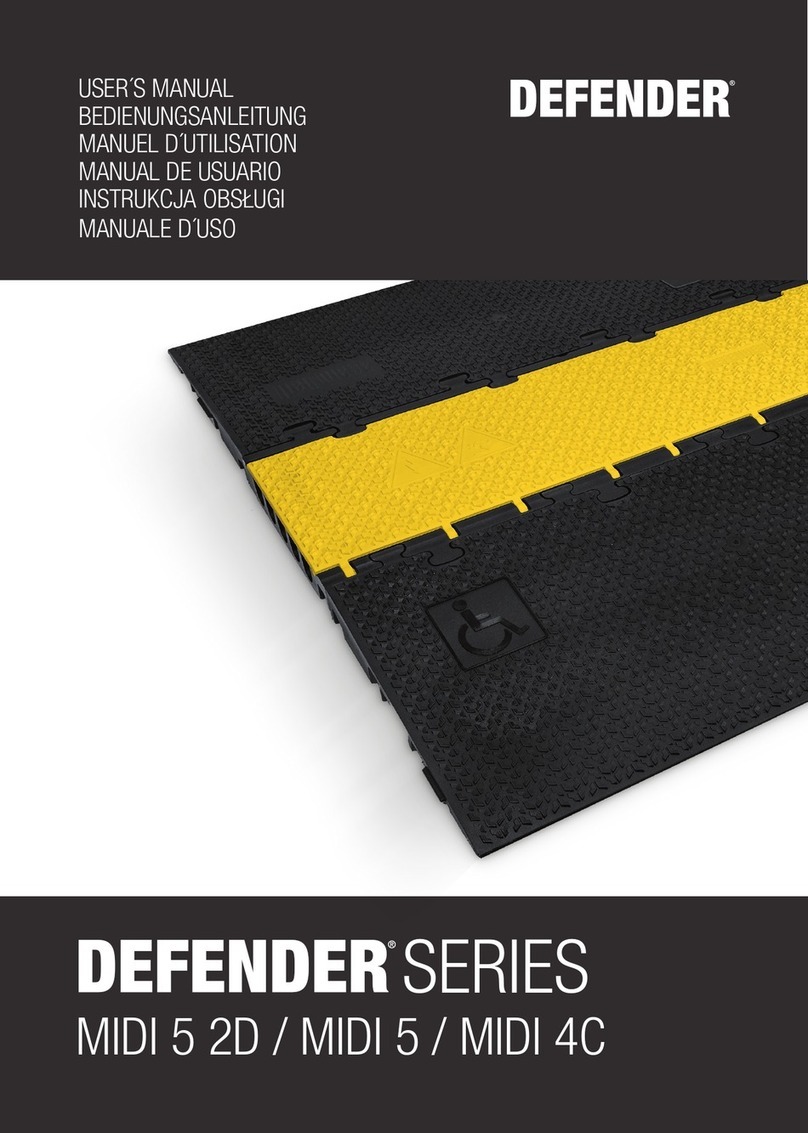 Adam Hall Defender Series user manual Adam Hall Defender Series user manual