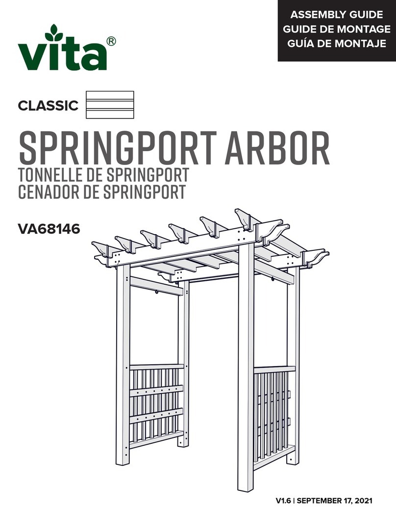 vita CLASSIC SPRINGPORT ARBOR VA68146 Assembly guide