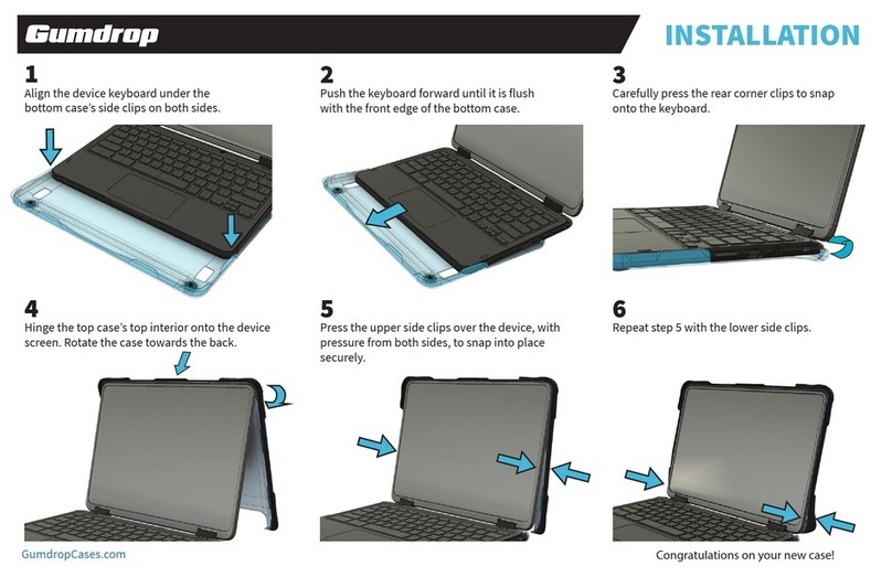 Gumdrop SlimTech Dell Latitude 13 5300 quick start guide