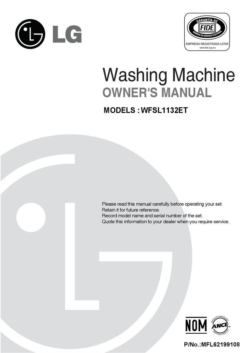 LG WFSL1132ET User manual