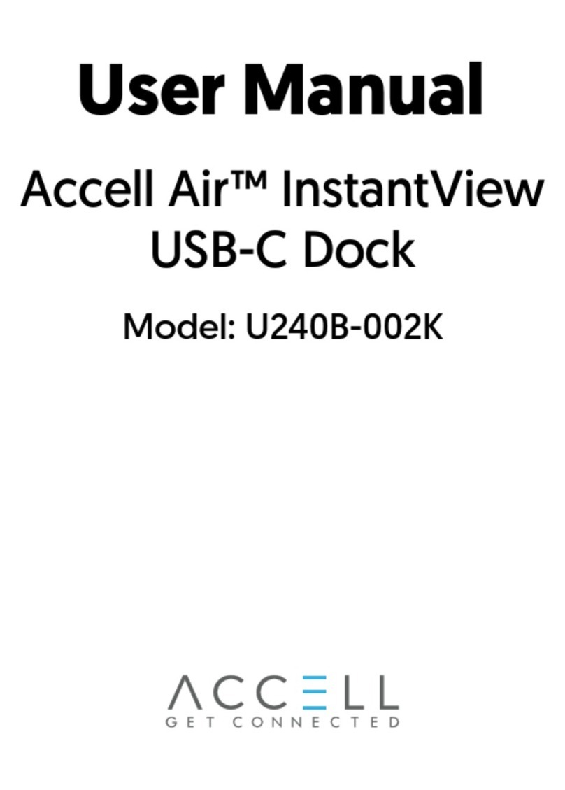 Accell Accell Air InstantView USB-C Dock user manual