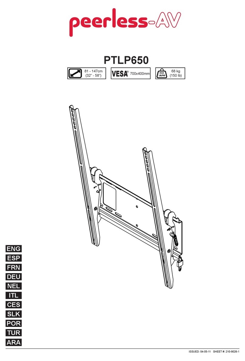 peerless-AV PTLP650 quick start guide