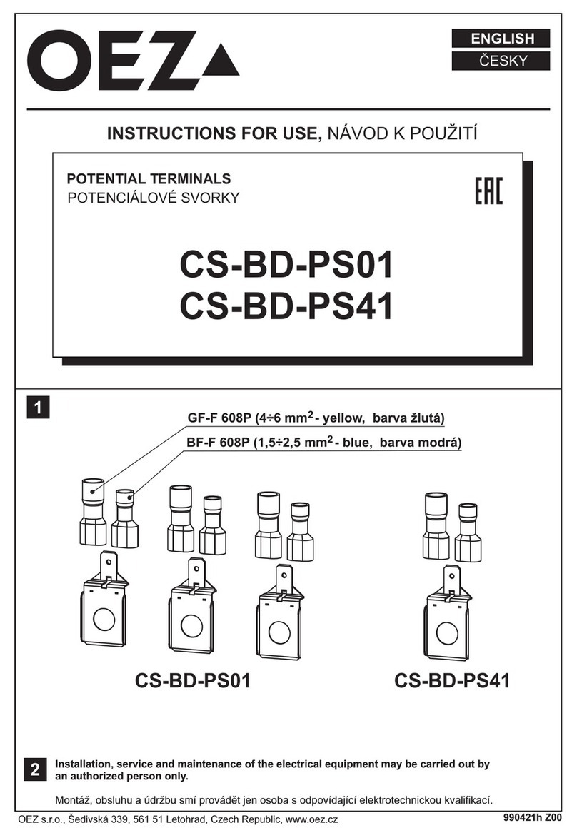 OEZ CS-BD-PS01 Instructions for use