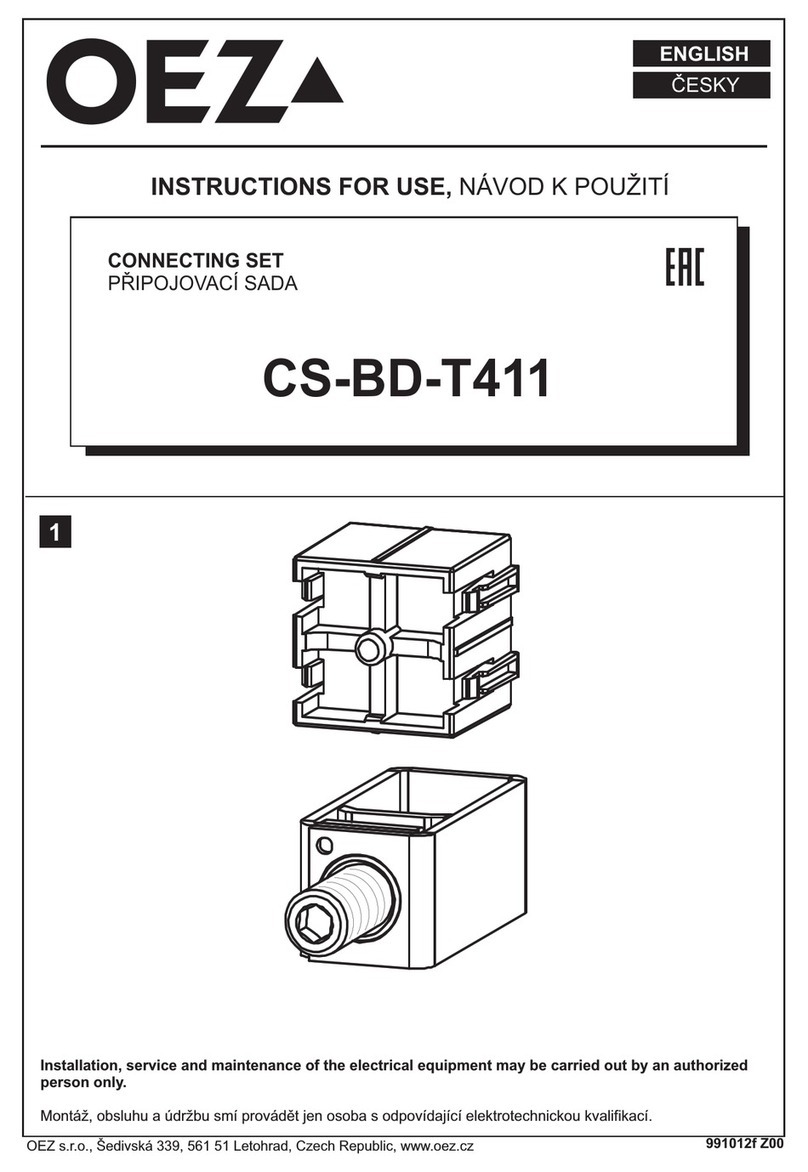 OEZ CS-BD-T411 Instructions for use