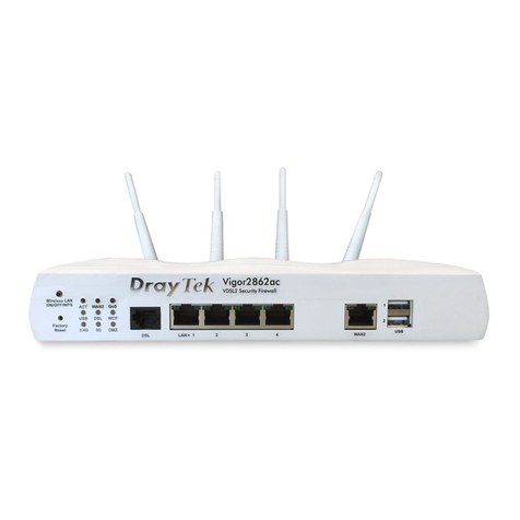 Draytek V2862AC-K User manual