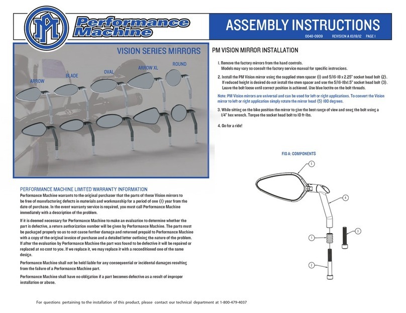Performance Machine Vision Series Assembly instructions Performance Machine Vision Series Assembly instructions