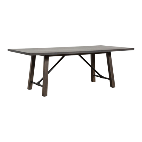 Living Spaces DINING TABLE 305-P140240 User manual Living Spaces DINING TABLE 305-P140240 User manual