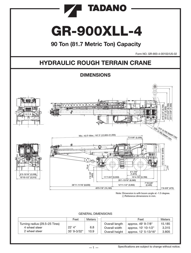 Tadano GR-900XLL-4 manual