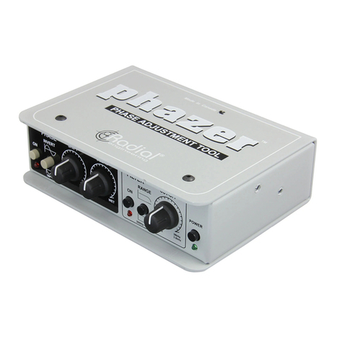 Radial Engineering Phazer Quick start manual