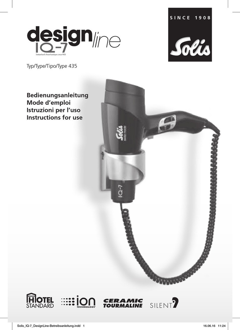 SOLIS design line IQ-7 435 User manual