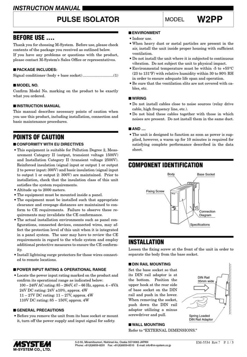 M-system W2PP User manual