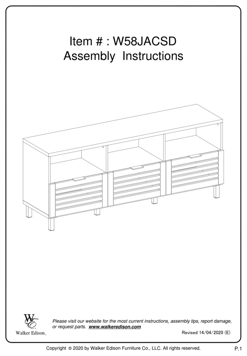 Walker Edison W58JACSD User manual Walker Edison W58JACSD User manual