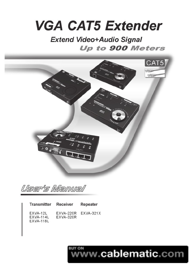 Cablematic VGA CAT5 Extender user manual