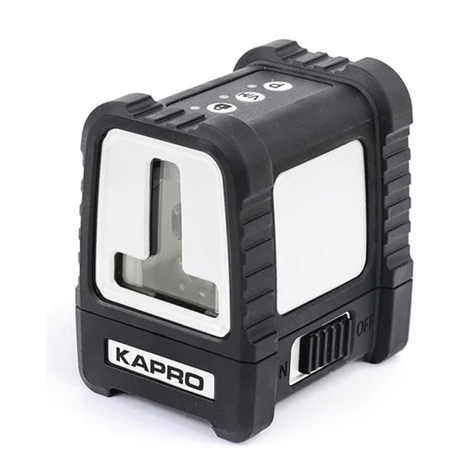Kapro Prolaser Plus 870 Green user manual