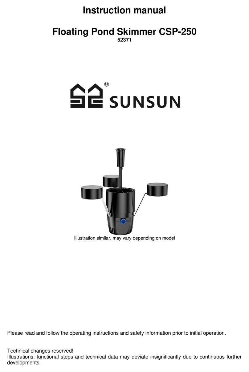 SunSun CSP-250 User manual
