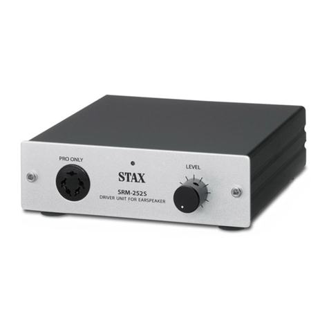 STAX SRS-3100 user manual
