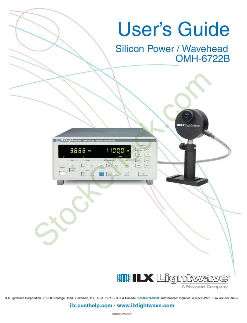 ILX Lightwave OMH-6722B user guide