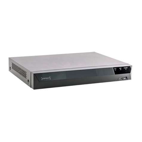 Aspect NVR-8MPOE-4 quick start guide