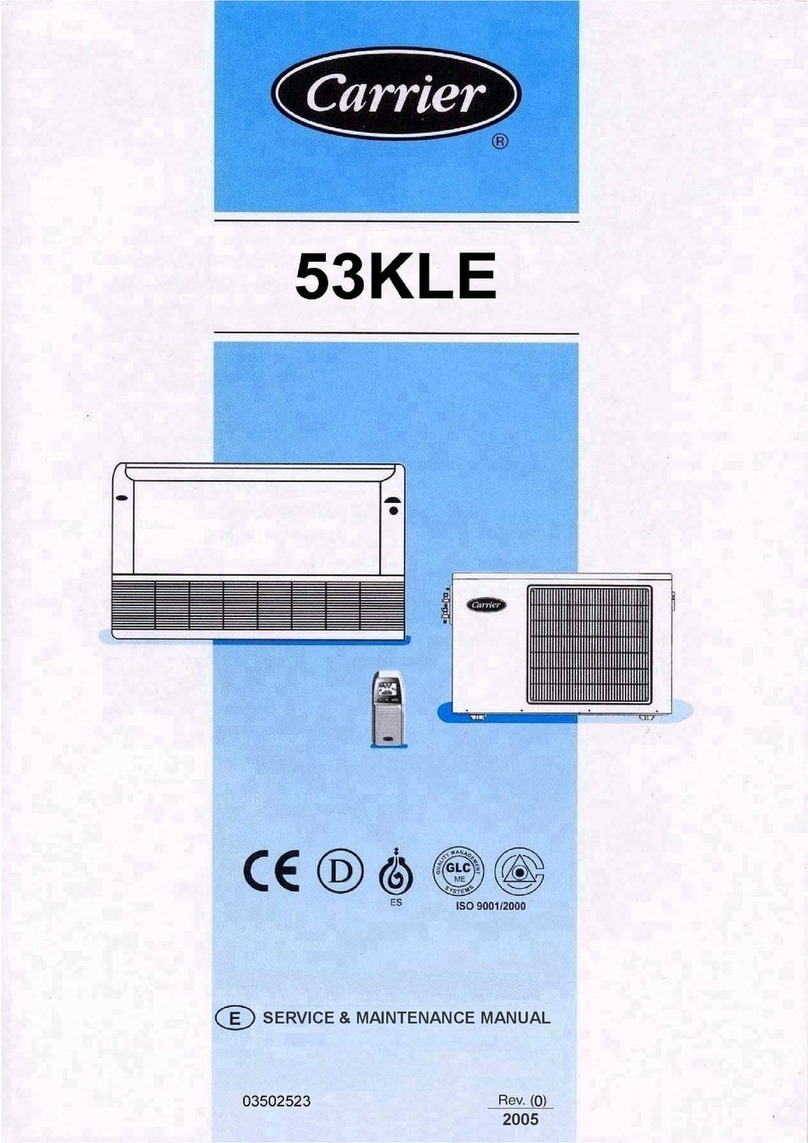 Carrier 53KLE User manual Carrier 53KLE User manual