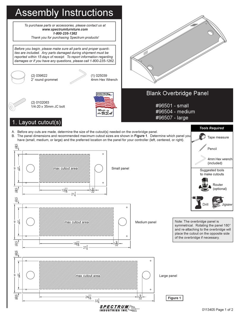Spectrum Industries 96501 User manual