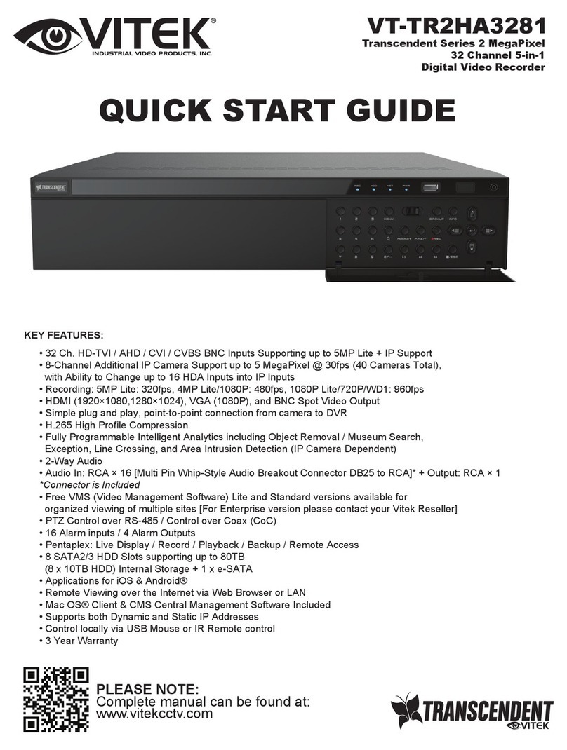 Vitek VT-TR2HA3281 quick start guide