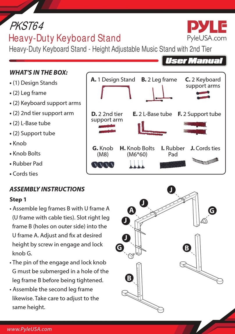 Pyle PKST64 User manual