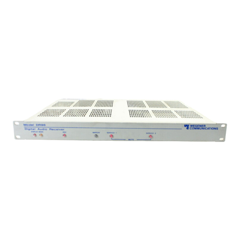Wegener DR95 User manual