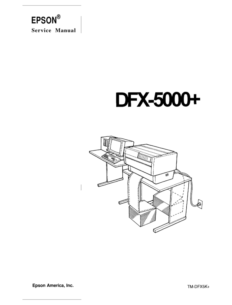 Epson DFX-5000+ Service manual
