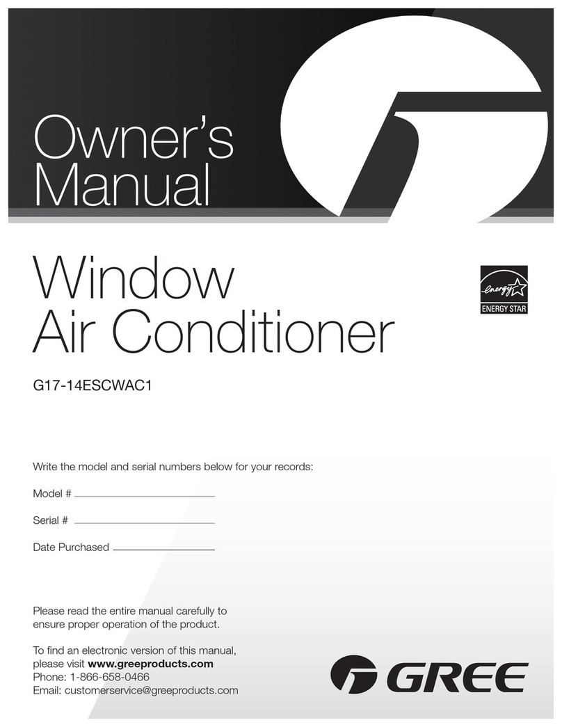 Gree G17-14ESCWAC1 User manual