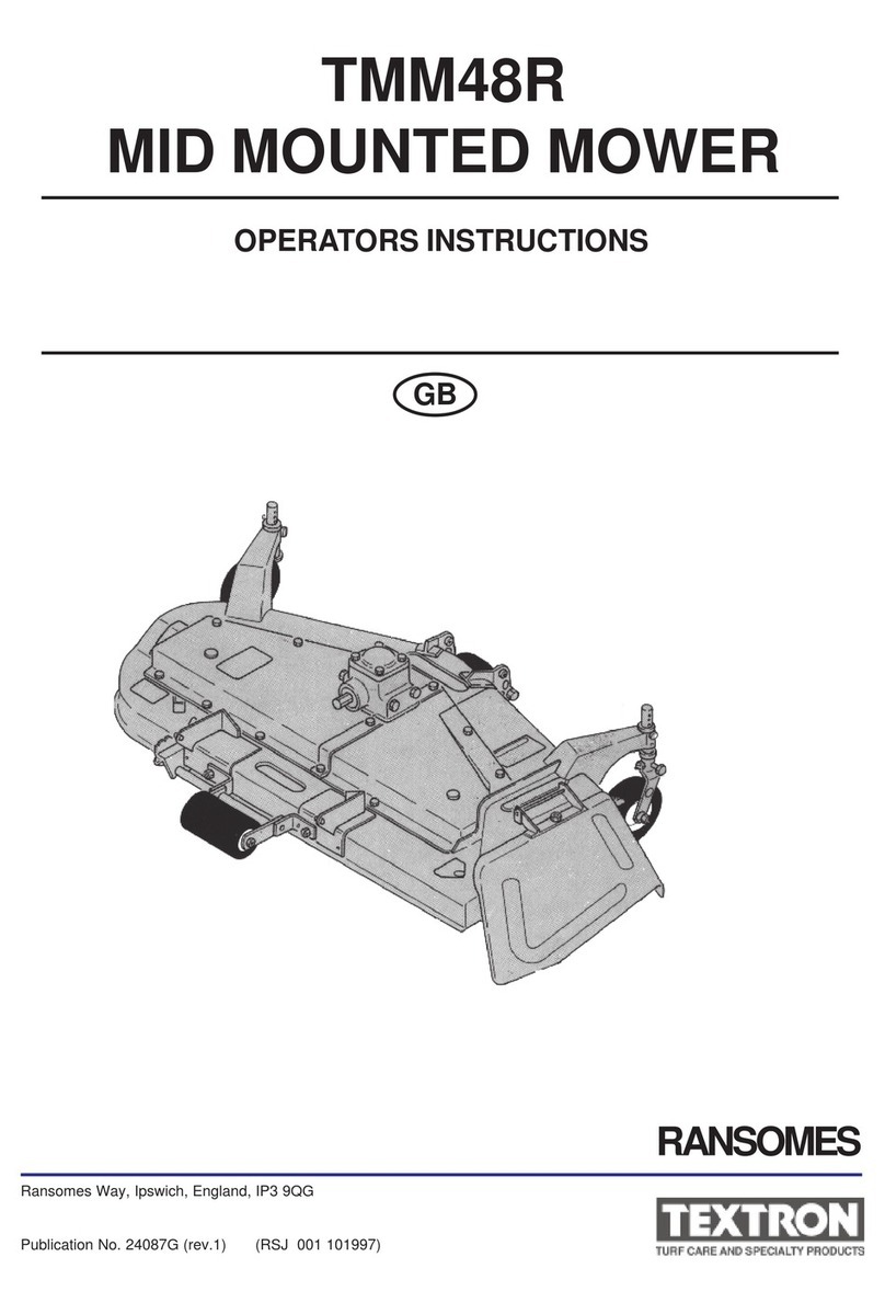 Textron Ransomes TMM48R Specifications