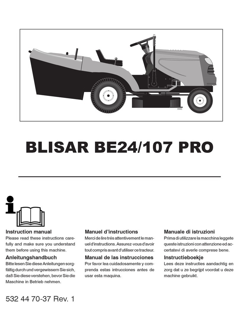 McCulloch BLISAR BE24 PRO instruction manual