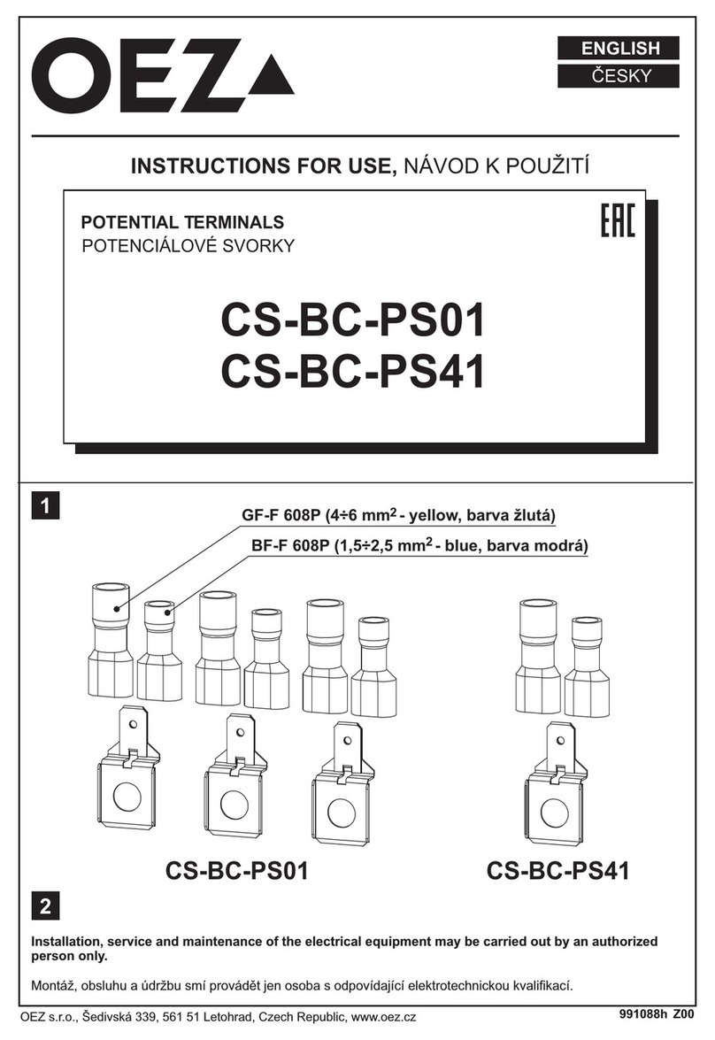 OEZ CS-BC-PS01 Instructions for use