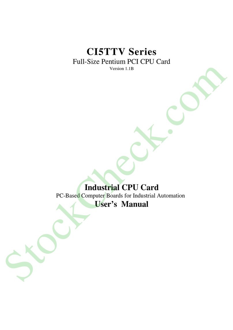 Kontron CI5TTV Series User manual