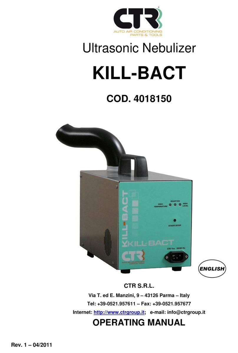 CTR KILL-BACT User manual