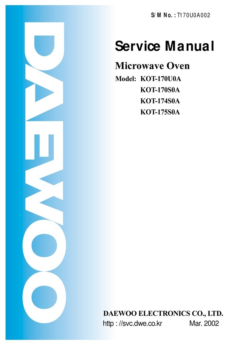 Daewoo KOT-170U0A User manual