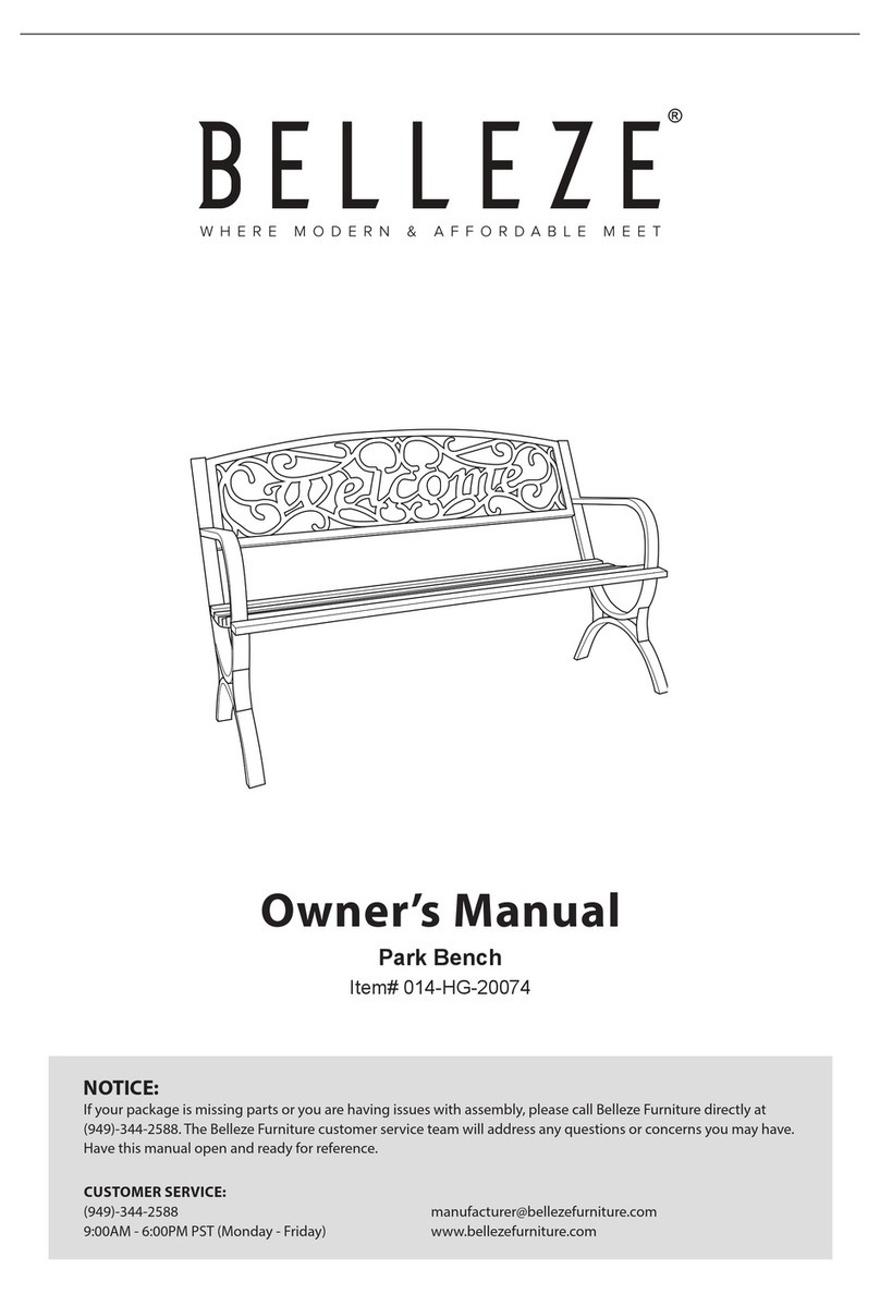 Belleze 014-HG-20074 owner's manual