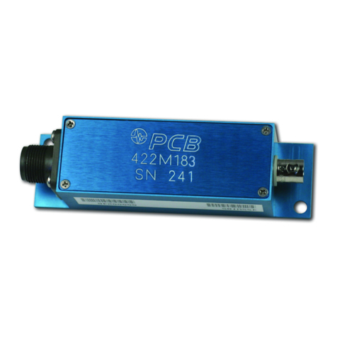PCB Piezotronics 422M183 User manual