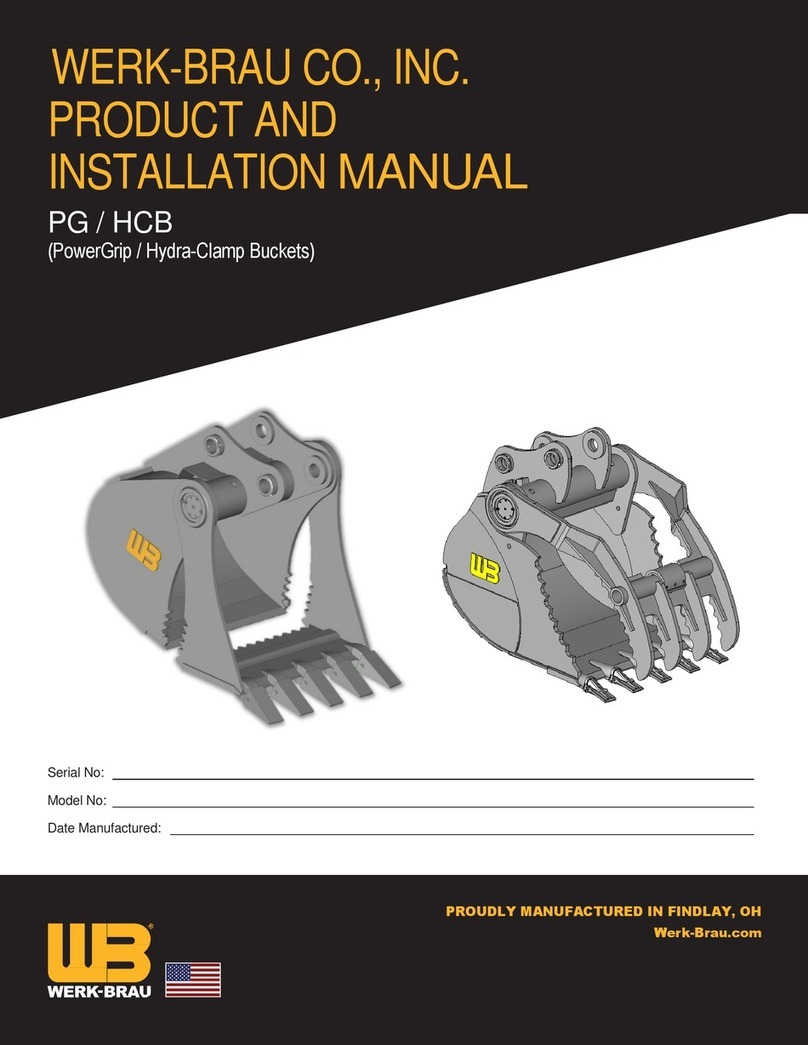 Werk-Brau PowerGrip Bucket Product and installation manual